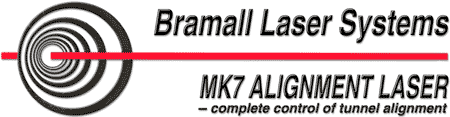 Bramall Laser Systems - MK7 alignment laser - complete contol of tunnel alignment